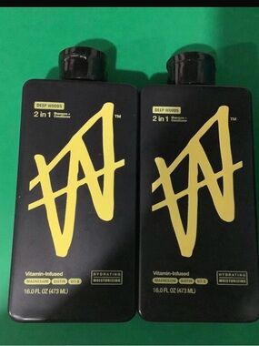 FA Deep Woods 2-in-1 Shampoo & Conditioner — Black & Gold